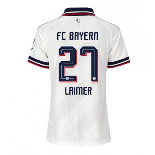 Bayern Munich Konrad Laimer #27 Dámské Venkovní Dres 2026-27 Krátkým Rukávem Bayern Munich Konrad Laimer #27 Dámské Venkovní Dres 2026-27 Krátkým Rukávem